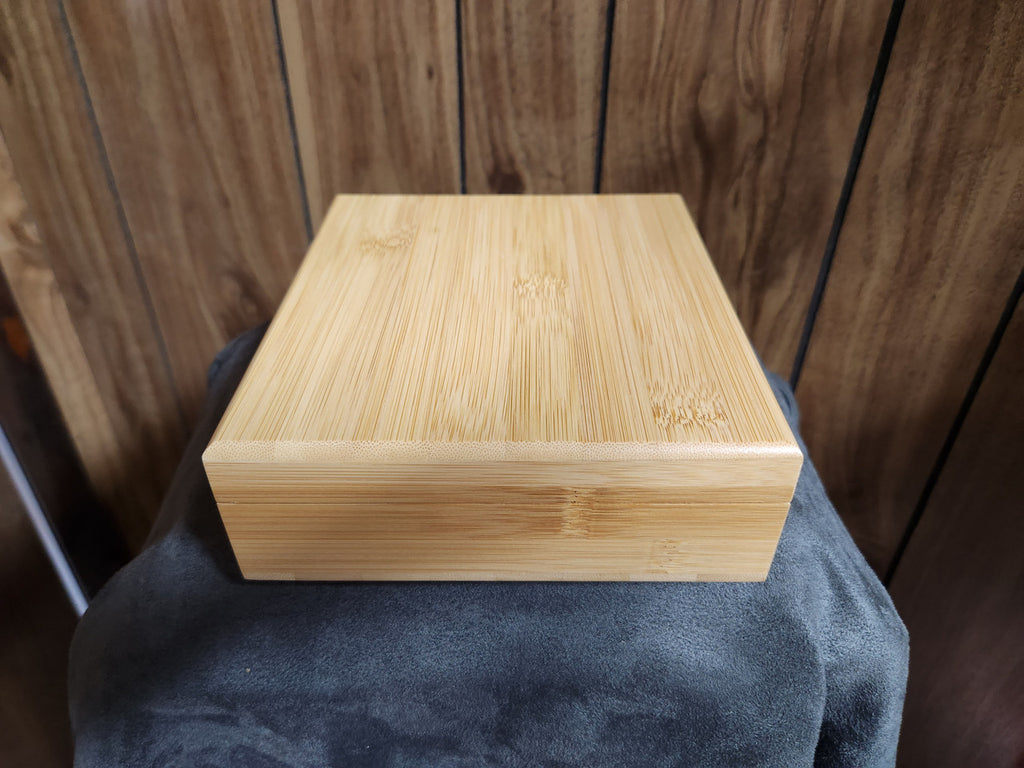 Custom Laser Engraved Stainless Steel Whiskey Stones in Bamboo Gift Set- Wedding or Anniversary Gift