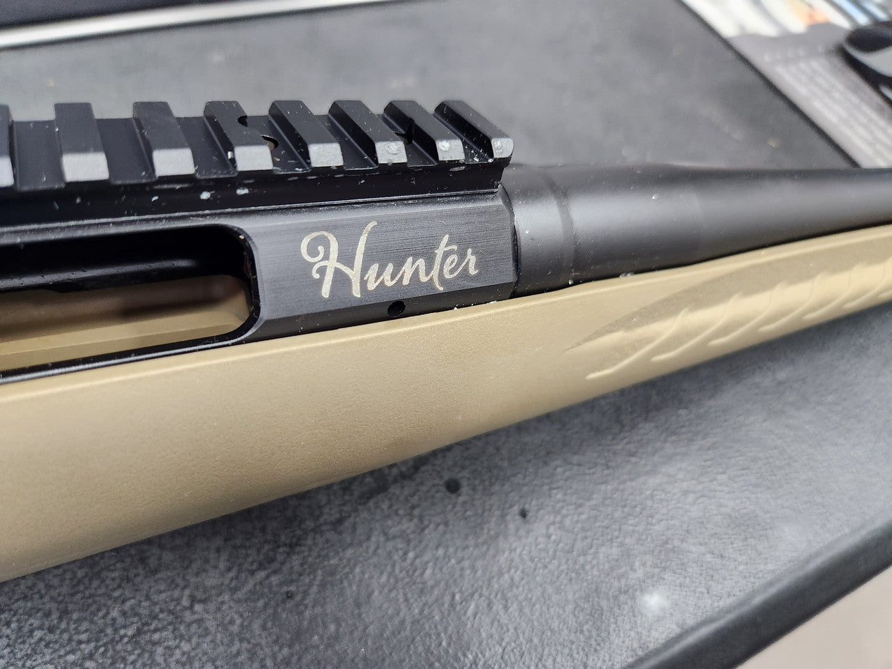 Laser Engraving Personalization- Name on Firearm- First Gun
