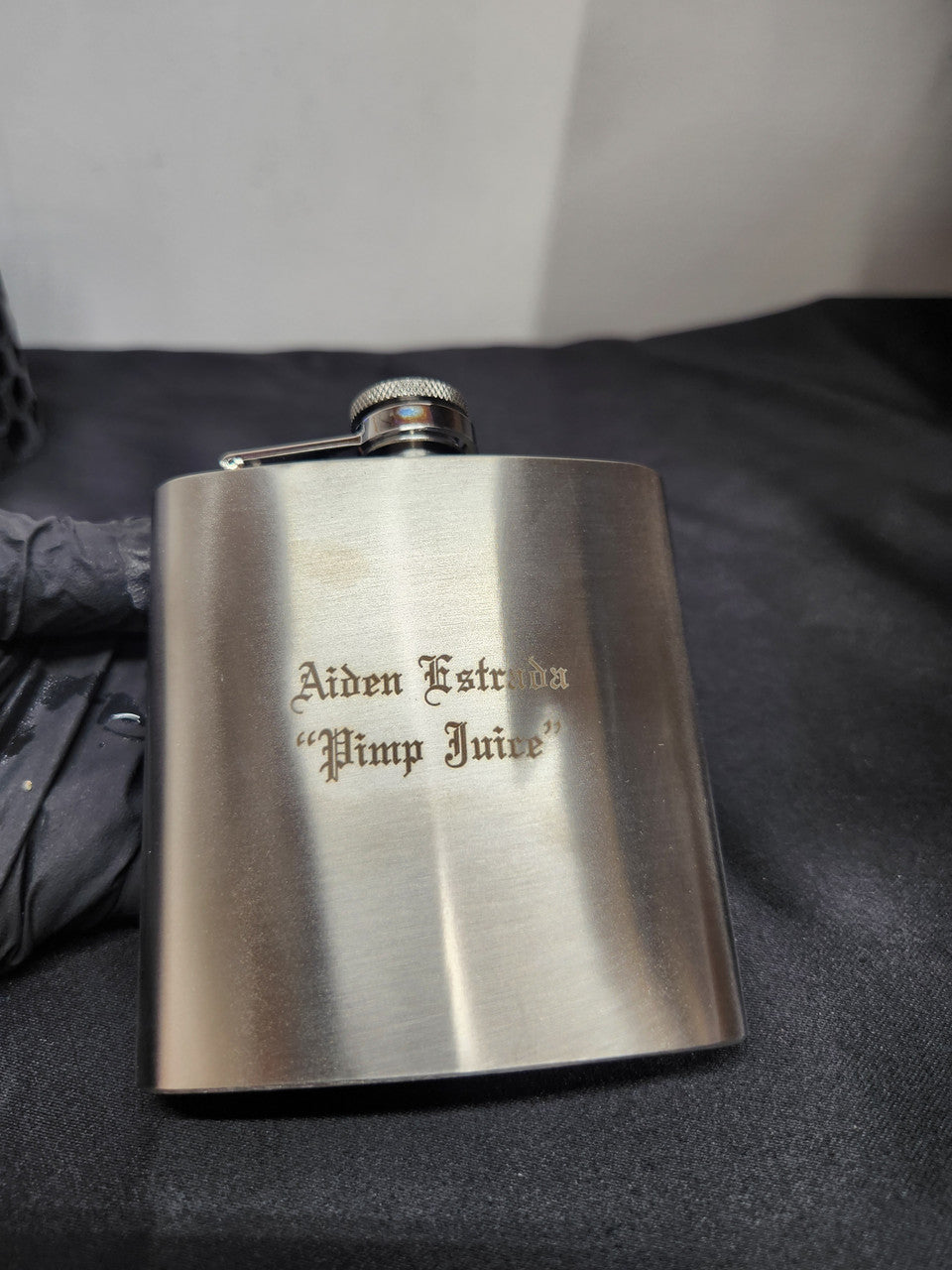 Laser Engraving Personalization- Name/Nickname on Flask