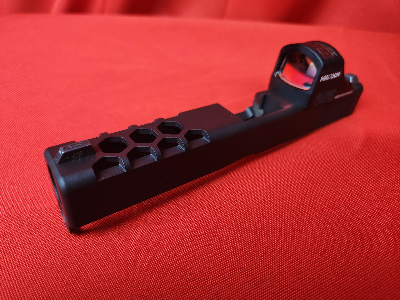 Pistol Slide Custom Porting- Hex Set
