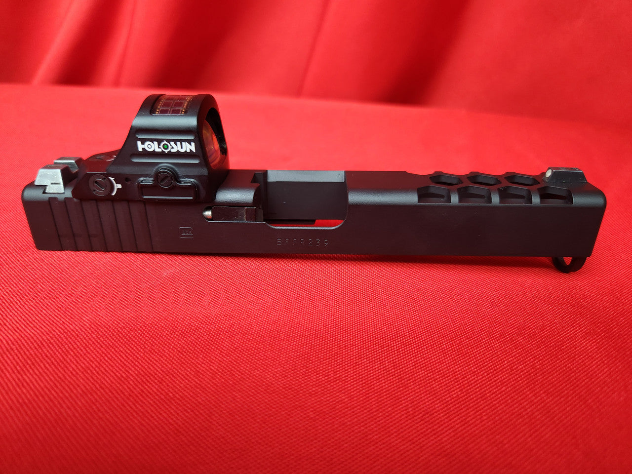 Pistol Slide Custom Porting- Hex Set