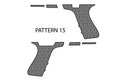 Laser Engraving Stippling Template for Glock 19 Frame Pattern 15 Left Right