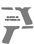 Laser Engraving Stippling Template for Glock 48 Frame Pattern 22 Left Right